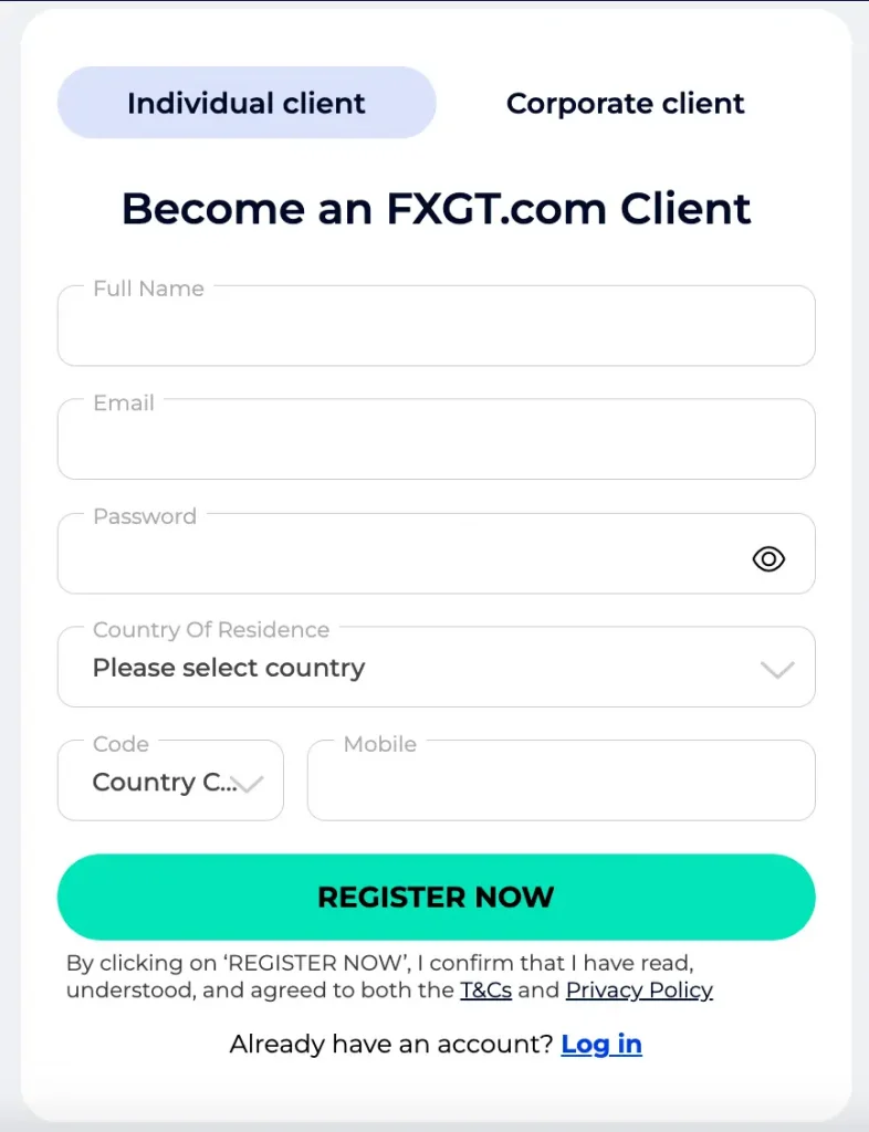 fxgt registration